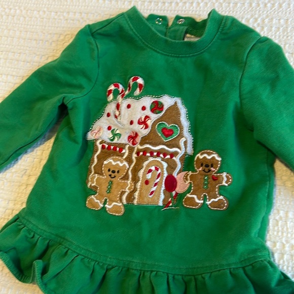 Girls Christmas Outfits Dress Shirt Bundle Size 12M - Picture 11 of 16